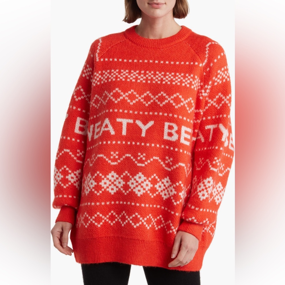 Sweaty Betty Fair Isle Sweater size S/M